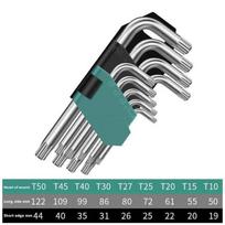 Torx Star Wrench Kits Extended Allen Keys Hexagon Spanner Key Set Plum Blossom Dual End L Type Star Screwdriver Home Appliances