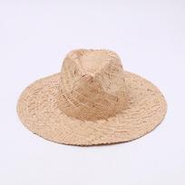 New Natural Raffia Jazz Sun Hats Men and Women's Summer Manual Woven Straw HatFashion Sun Protection Sunshade Beach Hat Panama