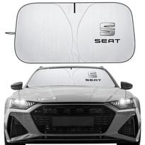 Car Windshield Sun Shade Cover Foldable Front Window Sun Visor Block UV Car Parasol Sunshade Protector Cover For Seat Leon Ibiza