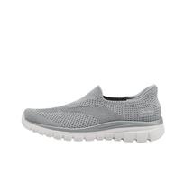 Skechers Modern Comfort Simple Comfortable Shock Absorbing Breathable Rebound Low Top Walking Shoes Women sneakers 100965-GRY 35