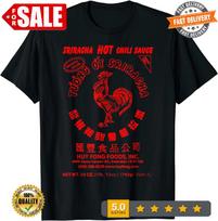 LIMITED Funny Spicy Sriracha 2026/Chili Sauce Food Lover Gift T-Shirt 2XL black