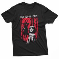 Ne šiandien Jėzus Satanistinis Gotikinis Juodas Ožys Demonas 666 Alt Gotikinis Juodas Marškinėlis S įvairiaspalvis