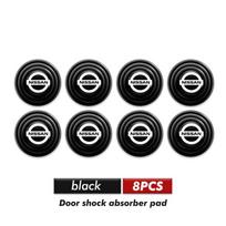 CIZQOI1 8pcs Car Silicone Anti-collision Door Shock Absorber Spacer For Nissan Qashqai Juke Pulsar Sentra Altima Patrol Micra Rogue