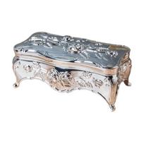 Multiple Compartment Jewelry Holder Craft Of Long Time Use Metal Materials sidabras