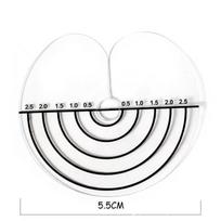 Round Transparent Heat Insulation Sheet for Wig Hair Extension Tools
