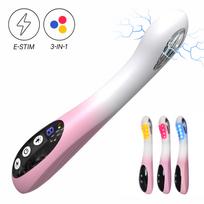 SuperLove E-Stim G-Spot Vibrator White-Pink