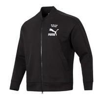 Puma Logo Outdoor Casual Sports Zip Collar Jacket Men jackets Black 628094-01 2XL