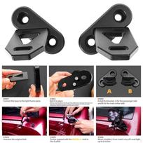 Ditch Light Bracket Windshield Hinge Mounting Aluminum Alloy LED Lights for Cars Automobile