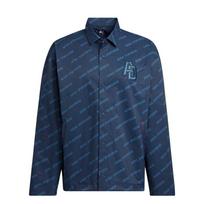 Adidas Casual Lapel Single-Breasted Long Sleeve Jacket Men Jackets Blue IB2749 XXL