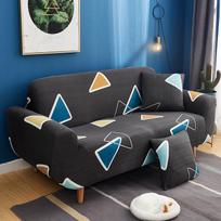 Old-Fashioned Armrest Sofa Cover Full Covered Slipcover Elastic Tight Hold Non-Slip Sofa Cover with Pillow Cover 90*140cm