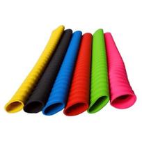 KNK Rubber Cricket Bat Grips Shock Extra Cushioning for Soft Feel Slip Textured Grip for Better Leather & Tennis Ball Play (Multicolor Pack Of 6)