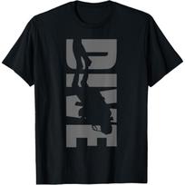 Dive Scuba Diving Tshirt - Graphic Scuba Diving Shirt T-Shirt S juoda