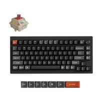 Keychron V1 Ultra 8K RGB 75% belaidė mechaninė klaviatūra, juoda
