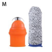 Garden Supplies Picking Tool Bean Picker Thumb Cutter Cut-resistant Finger Sleeve Finger Guards M