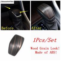 For TOYOTA RAV4 RAV 4 XA50  - 2024 Gear Panel Air AC Water Cup Head Light Cover Kit Trim ABS Wood Grain Interior Accessories Model G