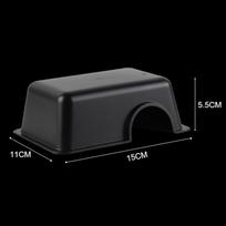 Reptile Hide Box Ventilated Shelter Reptile Hideout 15x11x5.5 cm for Gecko Spiders Snake Ball Python Snake lizard