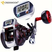 5KG Drag Bait Casting Wheel Metal Baitcasting Reel 6.3:1 Gear Ratios Digital Display Metal Smooth Bearing  Fishing Accessories 260319 Left Hand