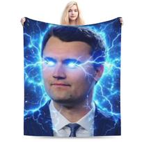 Charlie Kirk Blanket Warm Cozy Fluffy  Throw Blankets for Bed 50x60 Inch Multi-size Rug Piece 75x90cm