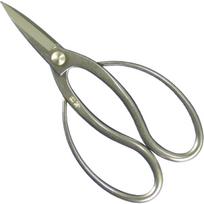 Tsurumaki Hamono Gakkoto All Stainless Steel Bonsai Scissors 180mm sidabras