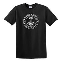 Thor Old Hammer Norse Odin Viking Ragnarok Valhalla Loki Asgard Unisex T-Shirt S įvairiaspalvis