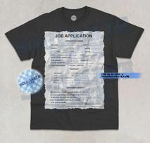 Job Application T- Shirt Relatable Adulting Meme Hilarious Work Graphic  Shirt S