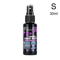 3 In 1 Car Ceramic Liquid Coating Spray Nano  Hydrophobic Layer Polishing Agent High Gloss Paint Protection Wax Car Care S30ml black