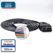 Qantop OBD2 Diagnostic Cable 3m black