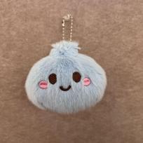 Extra-Large Cute Dumpling Squishy Keychain Pendant mėlyna