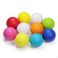 16 Pack Multi-Color PU Foam Practice Golf Balls for