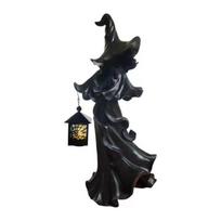 Halloween Witch Hats Ghost Lanterns Decorative Items Home and Courtyard Designs Ghost Horror Black Ghost Lantern
