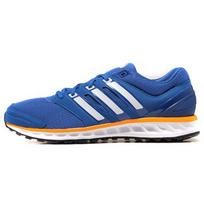 Adidas Falcon Elite 3 Comfortable Mesh Cushioning Breathable Lightweight Low-Top Marathon Running Shoes Men sneaker Blue AQ2320 44⅔