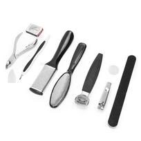 10pcs Pedicure Tool Set Stainless Steel Dead Skin File Cuticle Nippers Nail Clipper
