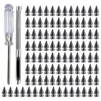 100Pcs Elegant Cone Studs for Leather Craft Supplies and Clothing Accessories Including Jackets and Bags Daily Use juoda