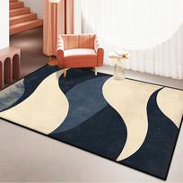 Nordic Simple Style Living Room Carpet Abstract Design Bedroom Lounge Large Area Rugs Home Decoration Bathroom Non-slip Soft Mat 1.9x2.9ft(60x90cm)