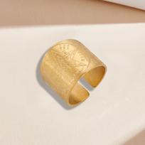 Witchcraft Pentagram Tetragrammaton Rings for Men Vintage Archangel of Metatron Adjustable Ring Amulet Jewelry Gift 8