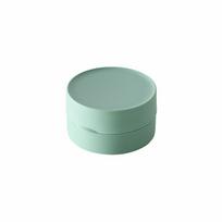 Macaron Color Travel Soap Box Portable Creative Soap Case Home With Lid Soap Plastic Tray Rack Bathroom Accessories One Size žalia