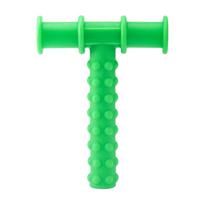 T-teether Stick Speech And Oral Muscle Training Tool For Children Rehabilitation Down's Tooth Correction One Size žalia