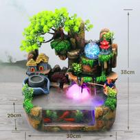 Rockery Circulating Water Fish Tank for Living Room - Small/Medium Aquariums & Desktop Goldfish Tank
