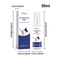 Pet Deodorization Spray 50ml Dog Perfume Dog Grooming Deodorization Spray Efficient Gentle Pet Deodorizing Odor Liquid Spray
