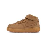 Nike Air Force 1 Mid top Toddler Shoes Wheat Infant And Toddler AH0757-203 19.5 white