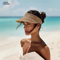 [Helen Kaminski] Helen Kaminski Kirsten Women's Visor Hat Hat Nougat Sun Cap KIRSTEN-NU272 KIRSTEN-NU272:OS