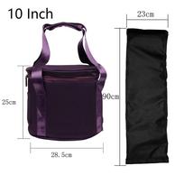 IRIN Crystal Bowl Case Purple Singing Bowl Handbag 8/10/12/14 Inch Crystal Bowls Bag Percussion Instrument Parts & Accessories 10 Inch