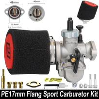 NIBBI Motorcycle PE17/19/22/24mm Racing Carburetor Kit Foam Air Filter for Yamaha Suzuki 100-150cc GY6 Engine PitBike Minimoto