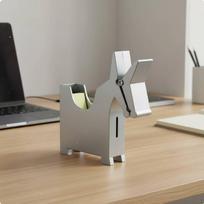 Mule Memo Box Pen case Business Card Shaped Holder Equine Desk Organizer with Note Clip