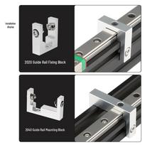 Voron 3D Printer Aluminum Mounting Bracket for MGN12 Linear Guide 2020 Guide Fixed Block (Single)