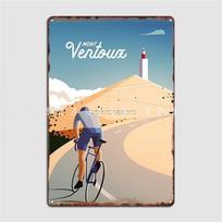 Mont Ventoux Metal Sign Cinema Living Room Home Design Wall Decor Tin Sign Poster 20X30CM