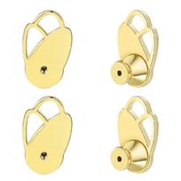 Jewelry Support Backs Wing Designs Prevents Earring Dropping Easy Application For Long Nails Users auksas