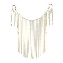 Fashion Tassel Veil Masquerade Mask Chain Dance Performance Hair Ornament