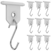10Pcs RV Awning Hooks Camping Sun Shade S Shaped Hooks Metal RV Party Light Outdoor Clothes Hats Sturdy Hangers