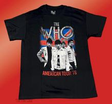 New The Who American Tour 1976 Mens Vintage Unisex T-Shirt XL